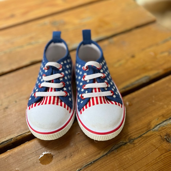 Toddler girls Fourth of July shoes - Picture 2 of 2